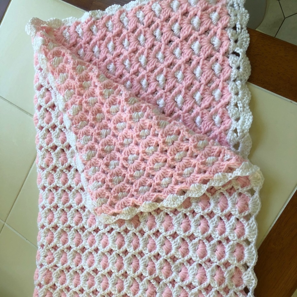 Reversible Crochet Baby Blanket